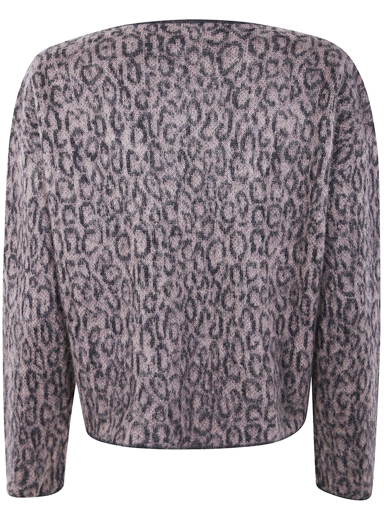 spotted print sweater by Selfnex