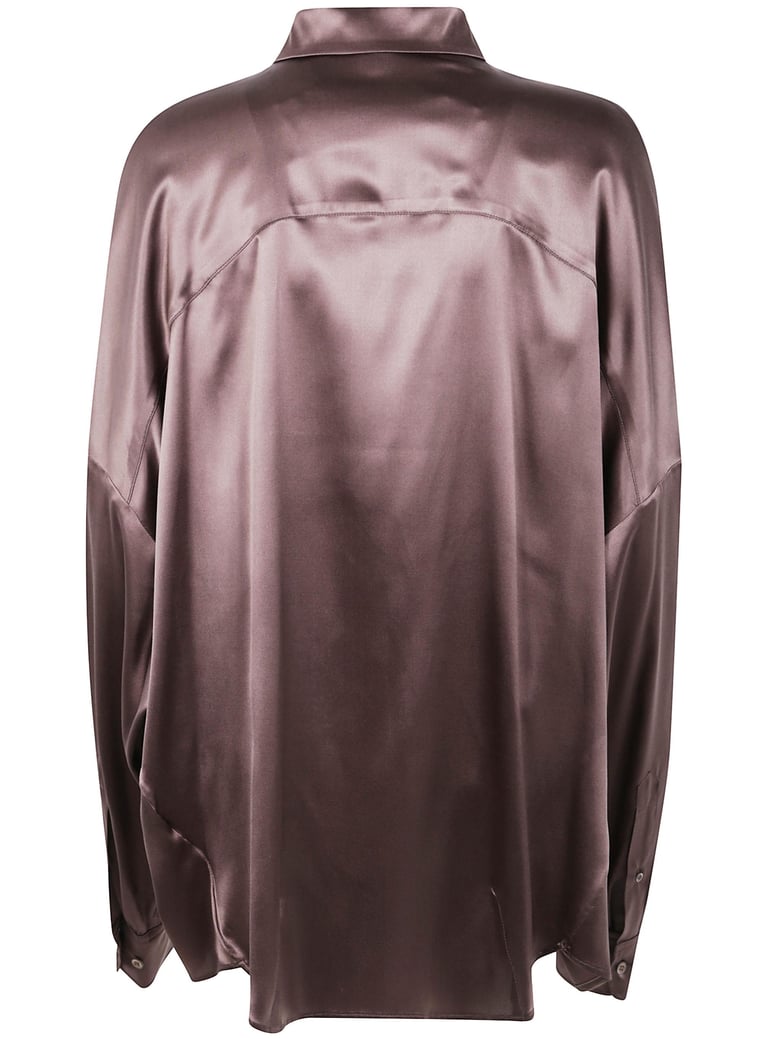 casia 2032 strech satin shirt by Selfnex
