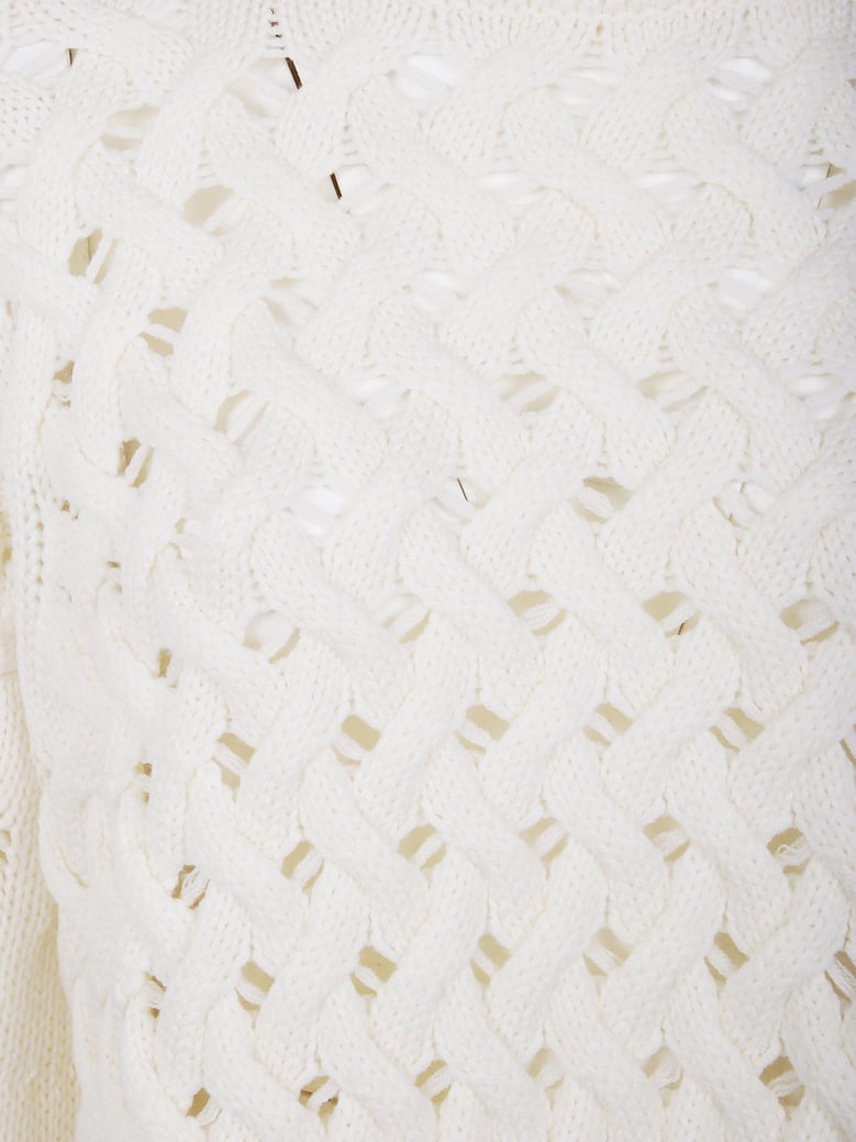 turtle neck basket stitch sweater by Selfnex