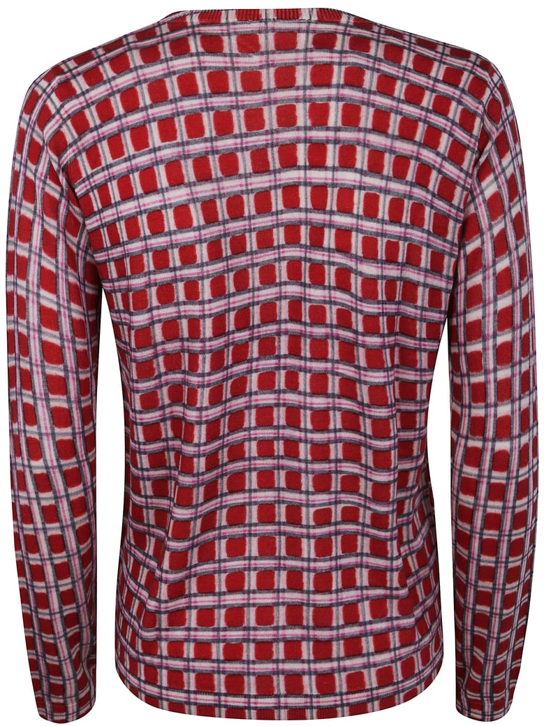 boatneck printed jumper by Selfnex