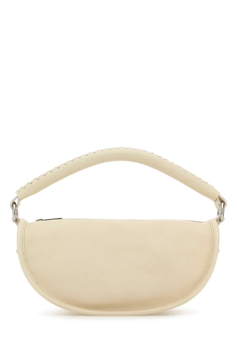 ivory leather handbag by Selfnex