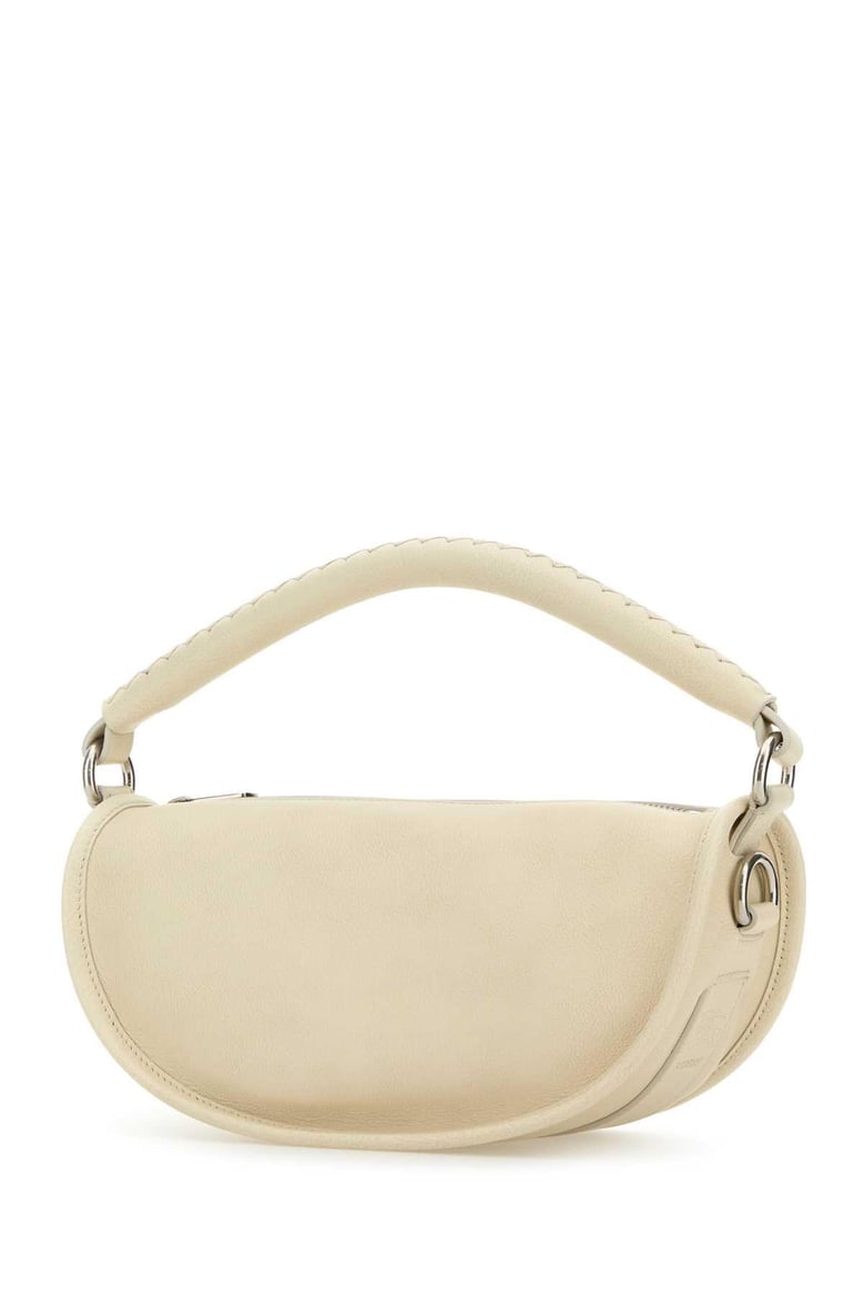 ivory leather handbag by Selfnex