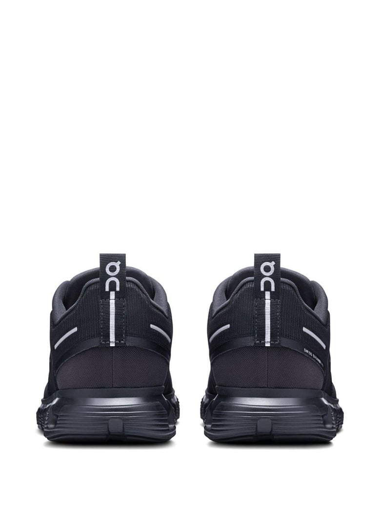 black fabric cloud 6 wp sneakers by Selfnex