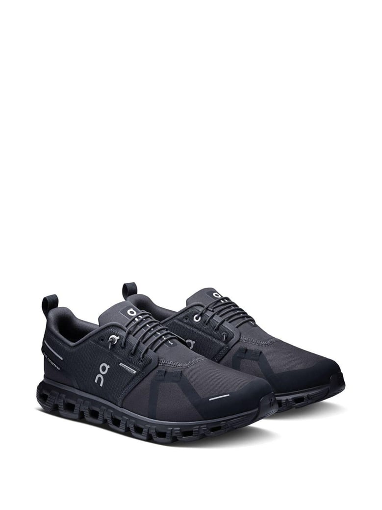 black fabric cloud 6 wp sneakers by Selfnex