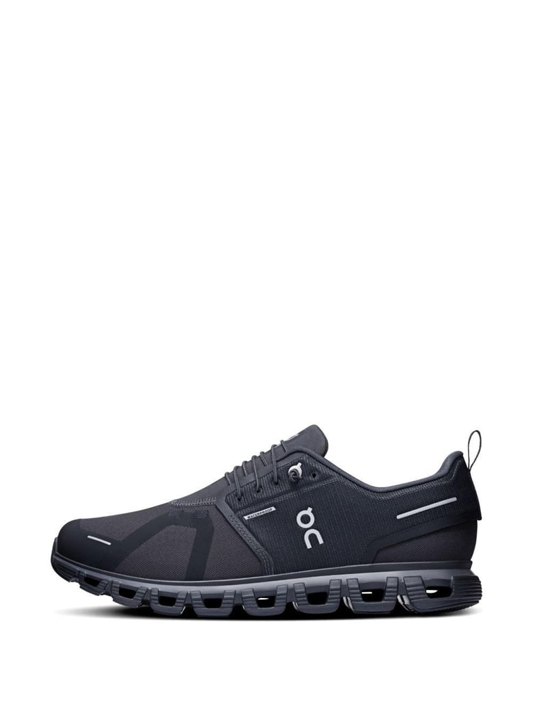 black fabric cloud 6 wp sneakers by Selfnex