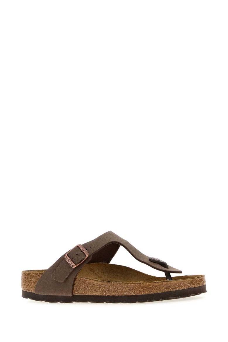 mud leather gizeh thong slippers by Selfnex