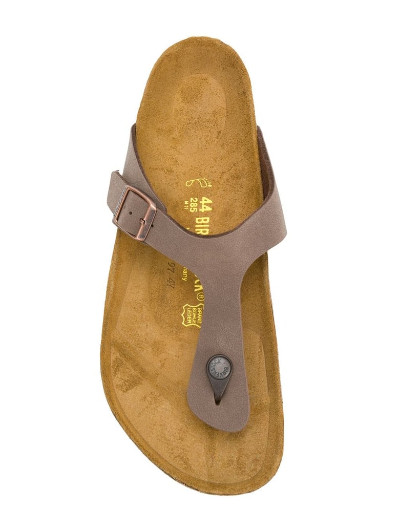 mud leather gizeh thong slippers by Selfnex