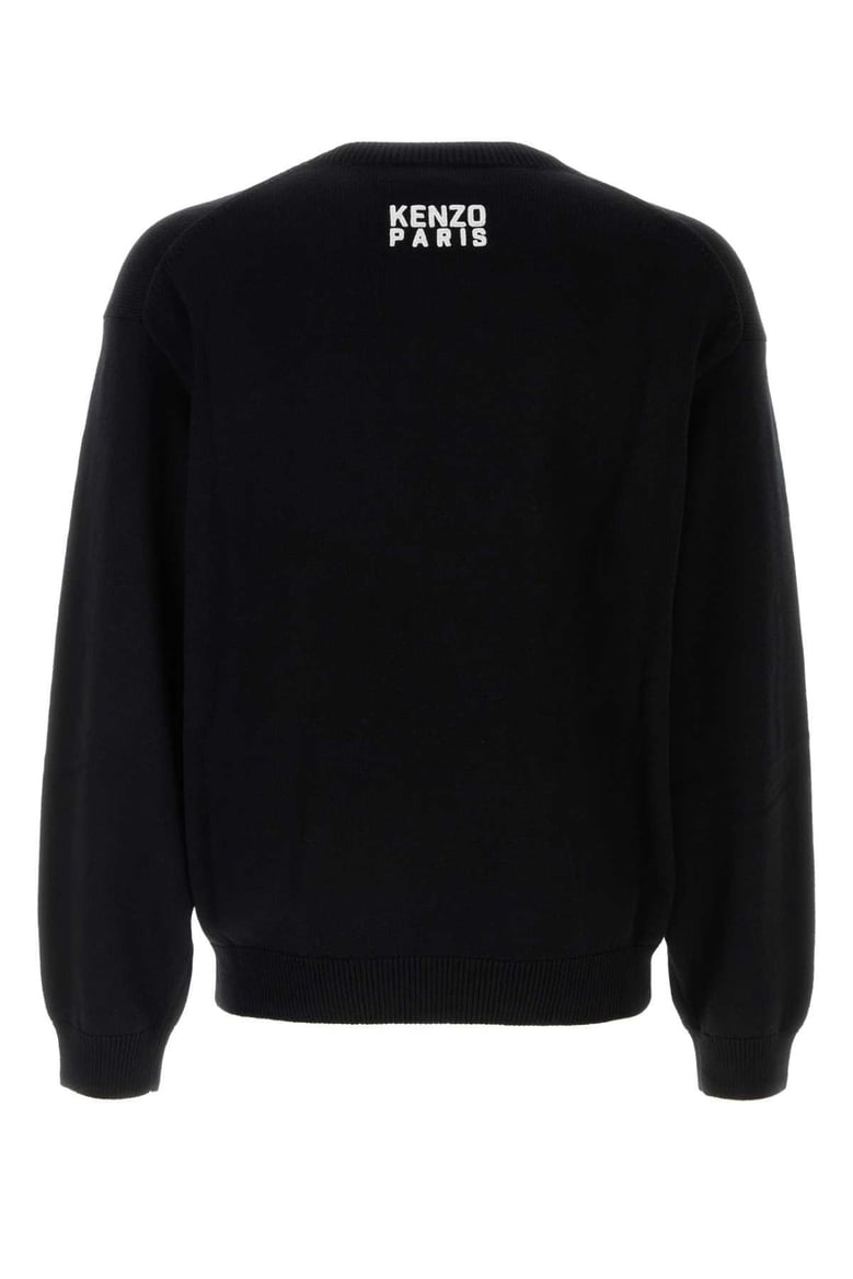 black wool blend sweater by Selfnex
