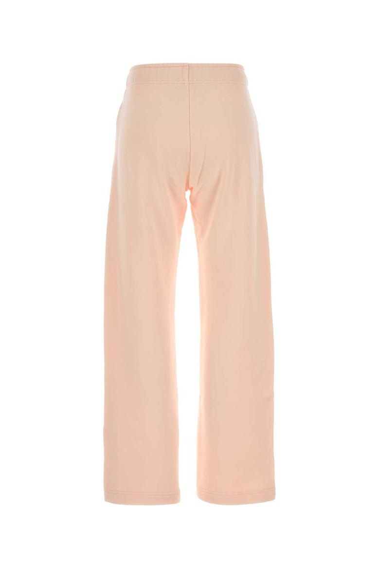 light pink cotton joggers by Selfnex