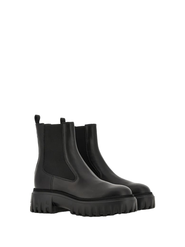 black platform boots by Selfnex