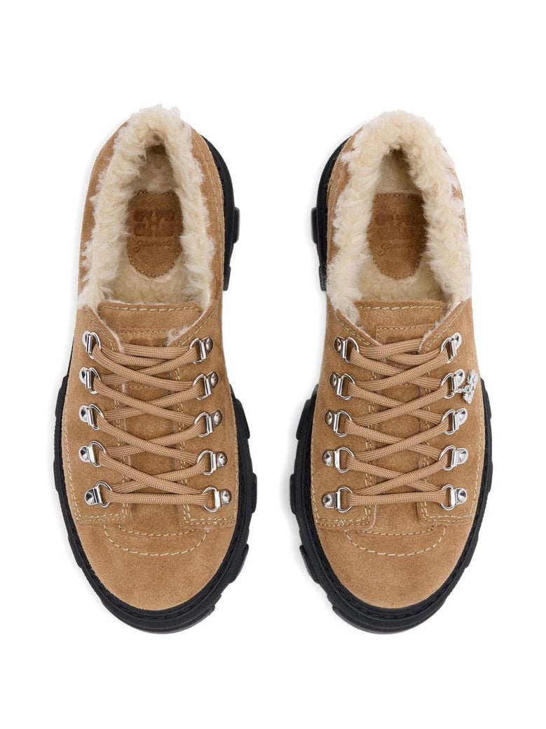 suede derbie shoes by Selfnex
