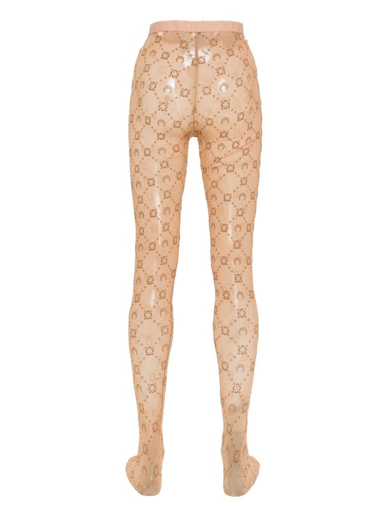 monogram tights by Selfnex