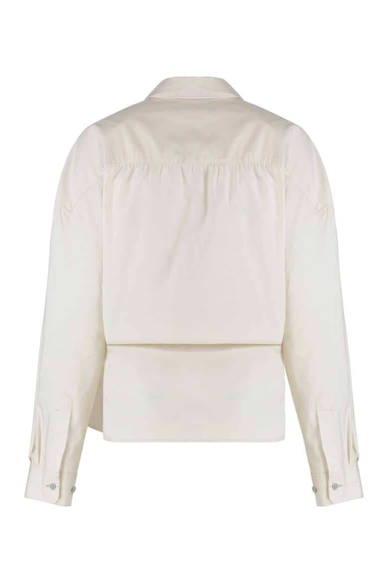 silk-cotton blend shirt by Selfnex