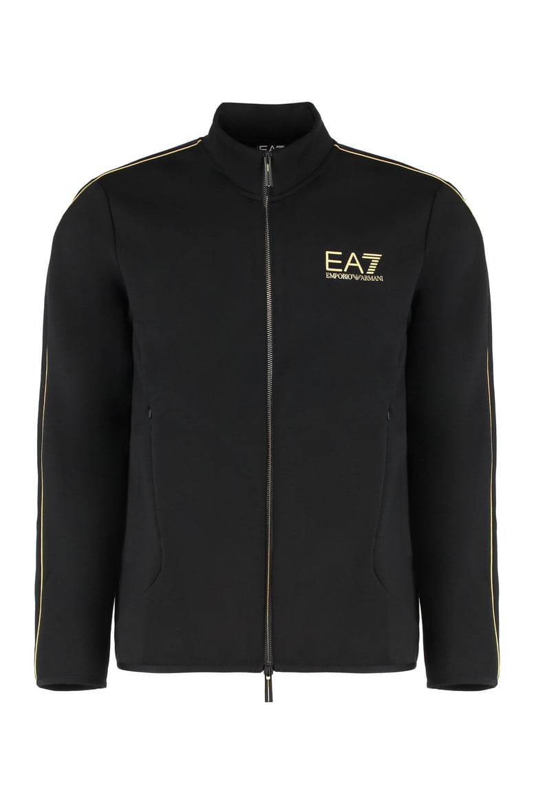 techno fabric full-zip sweatshirt by Selfnex