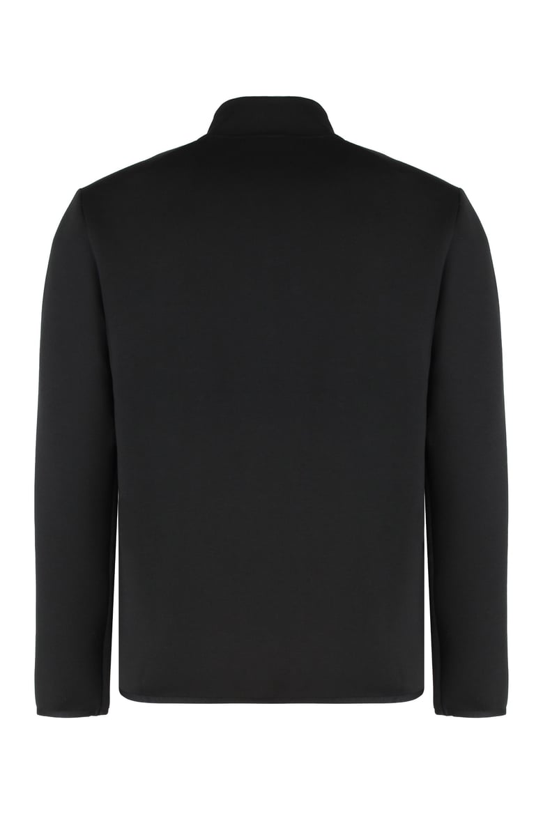 techno fabric full-zip sweatshirt by Selfnex