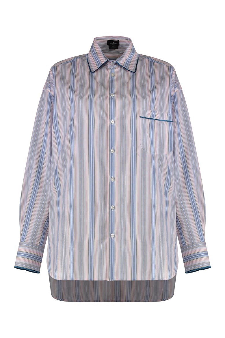 striped cotton shirt by Selfnex