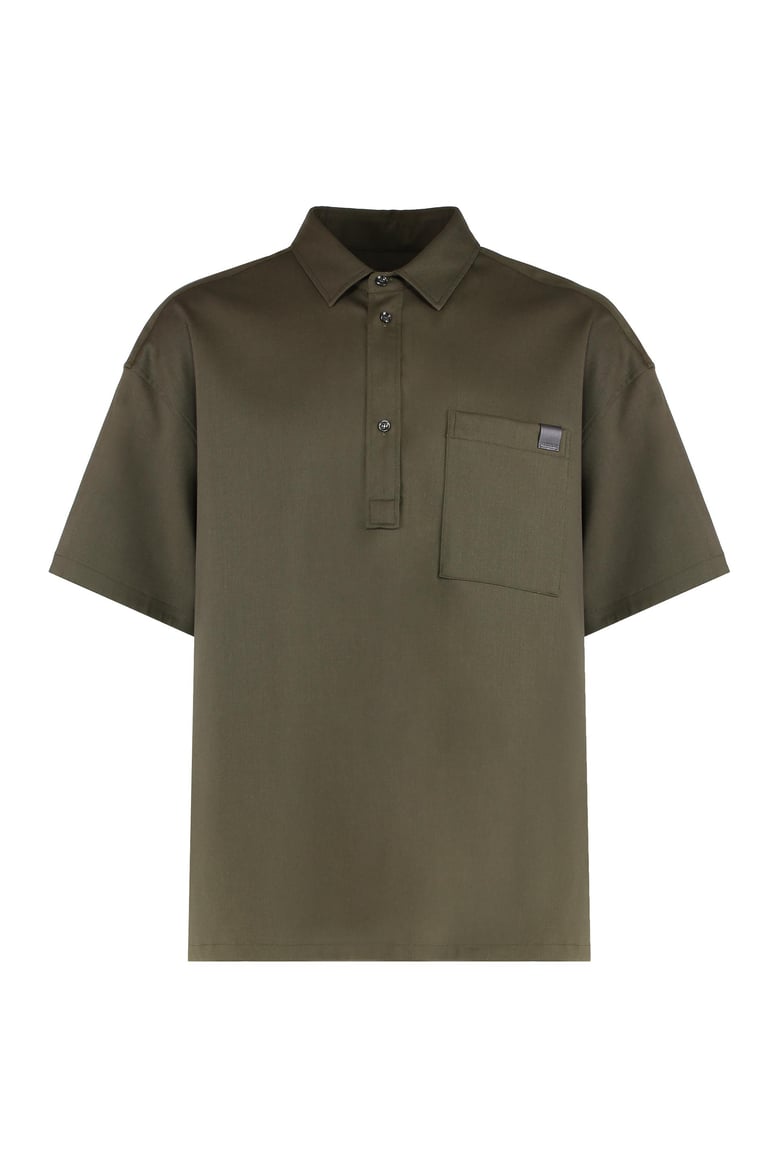 alex short sleeve wool polo shirt by Selfnex