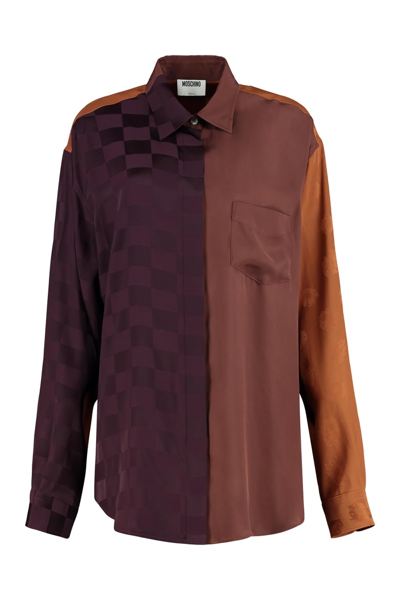 silk blend shirt by Selfnex