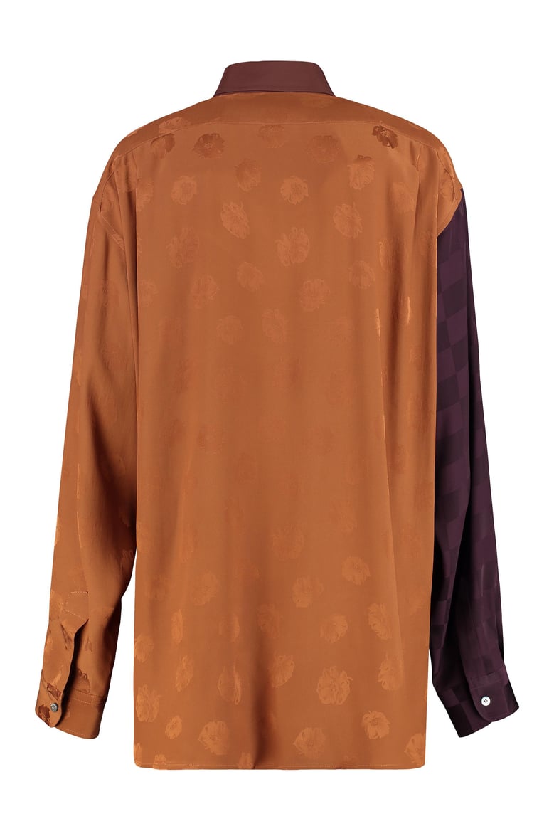 silk blend shirt by Selfnex