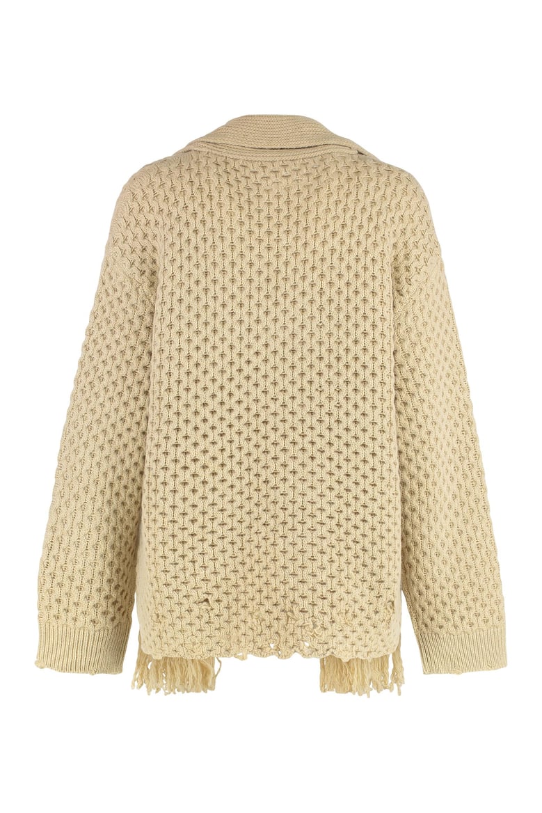 wool-blend crew-neck sweater by Selfnex