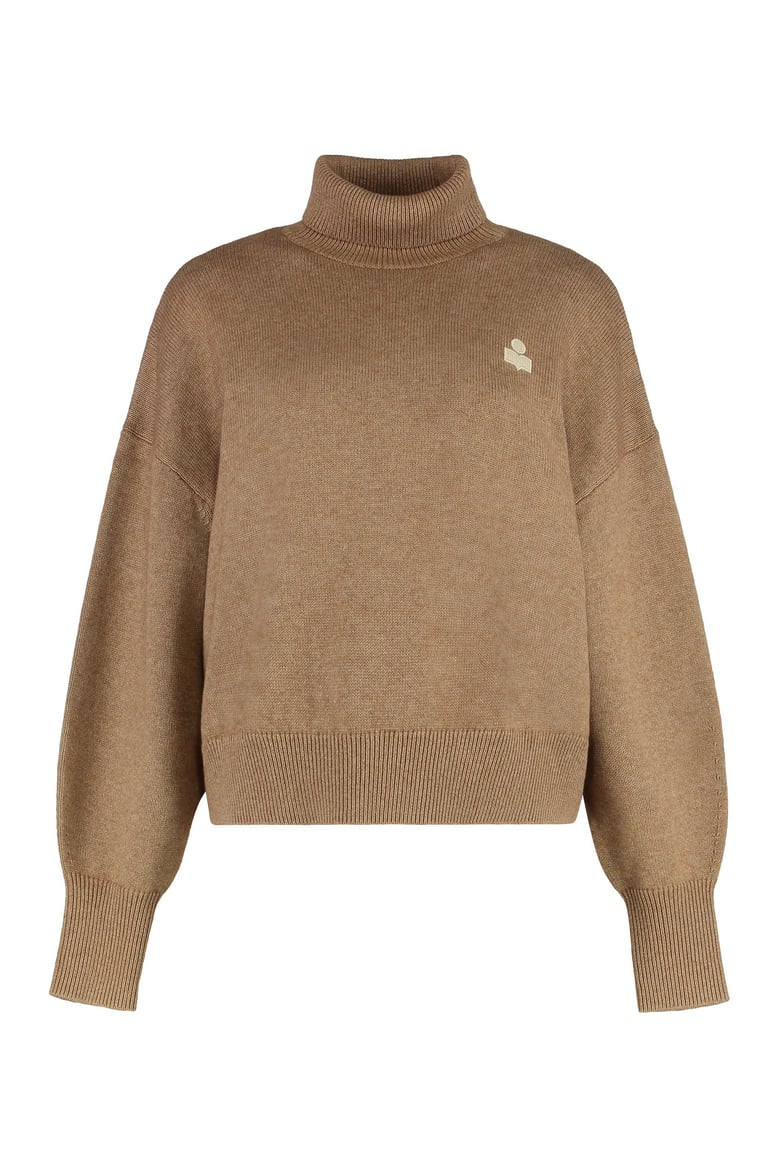 nasha wool blend turtleneck sweater by Selfnex