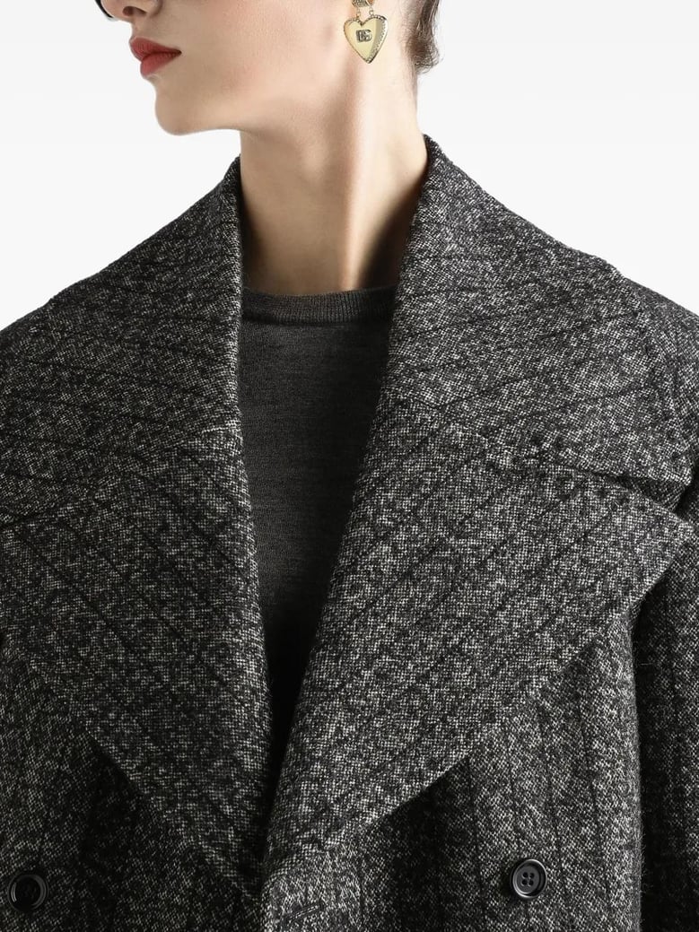 double-breasted wool jacket by Selfnex