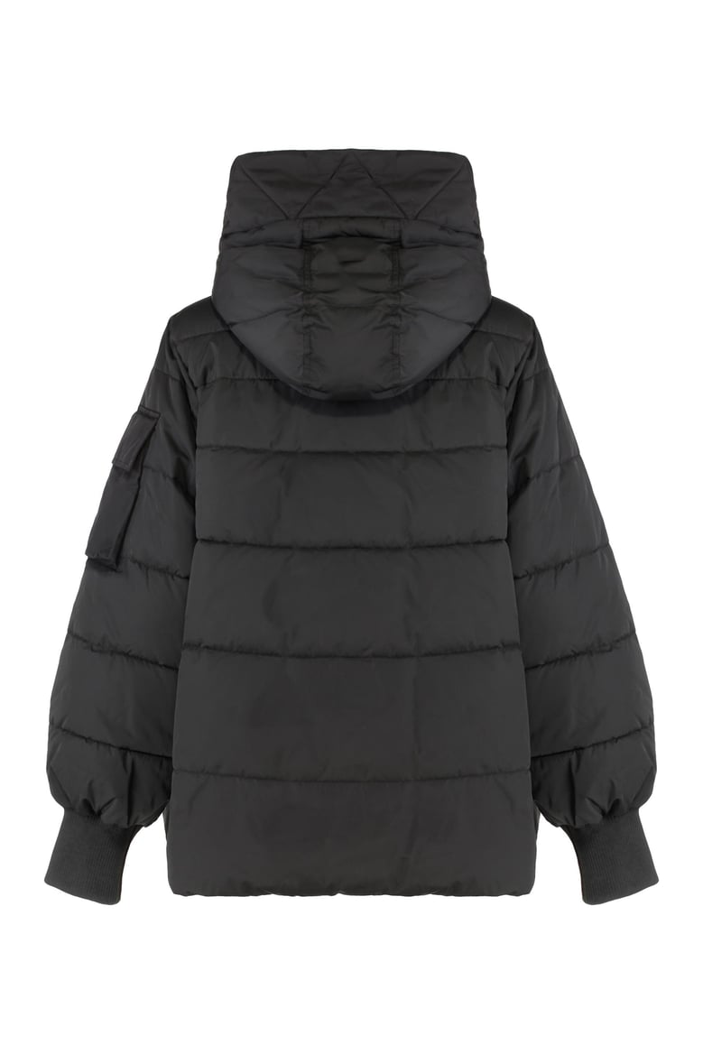 crusca hooded short down jacket by Selfnex