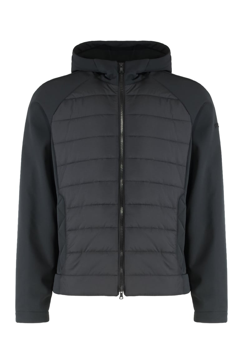 technical fabric hooded jacket by Selfnex