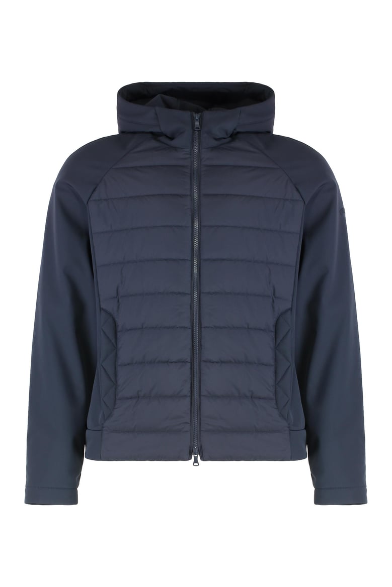 technical fabric hooded jacket by Selfnex