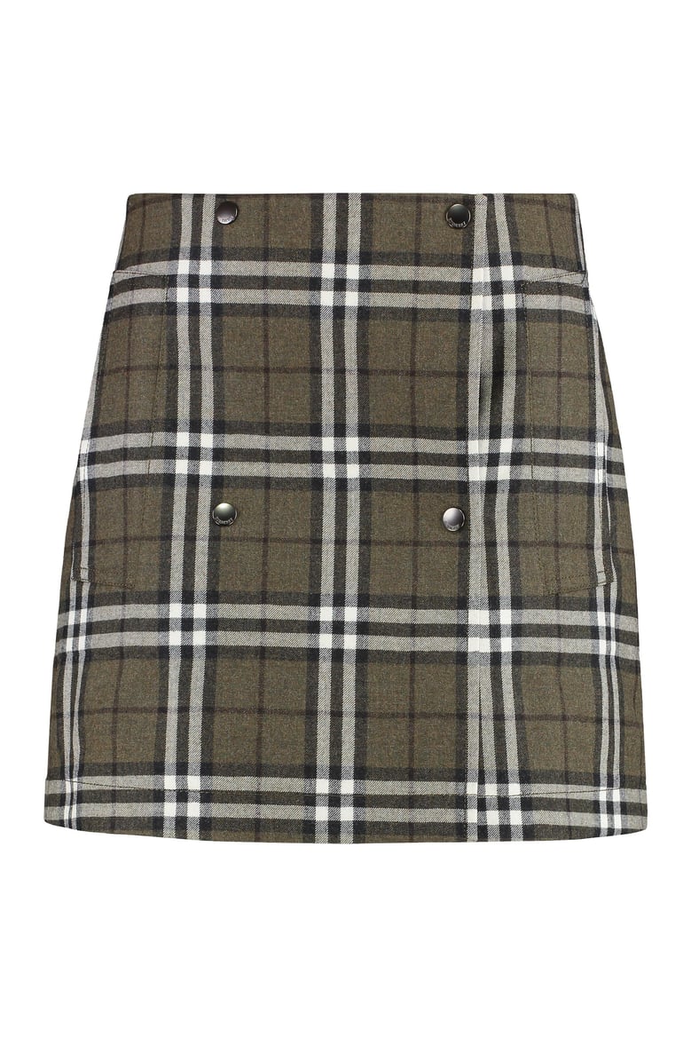 wool mini skirt by Selfnex
