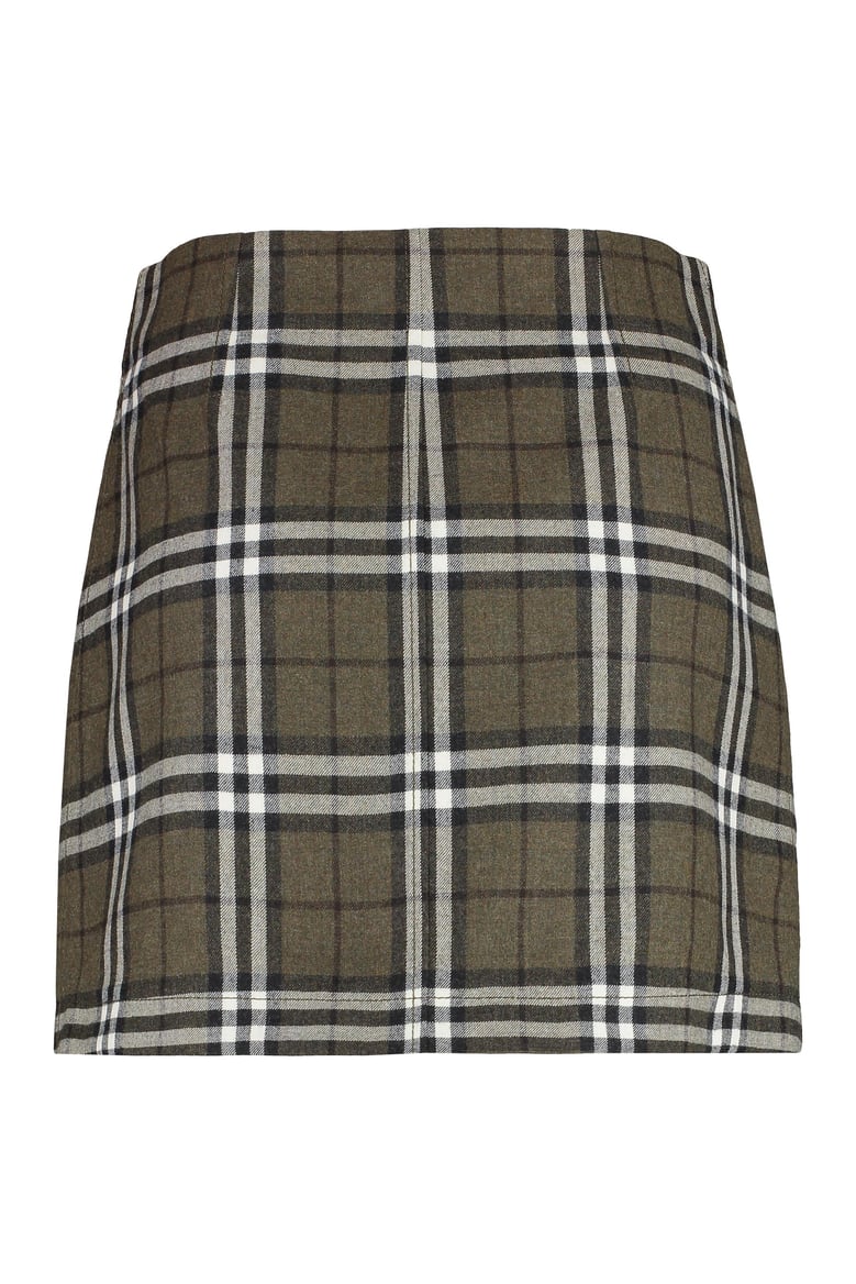 wool mini skirt by Selfnex