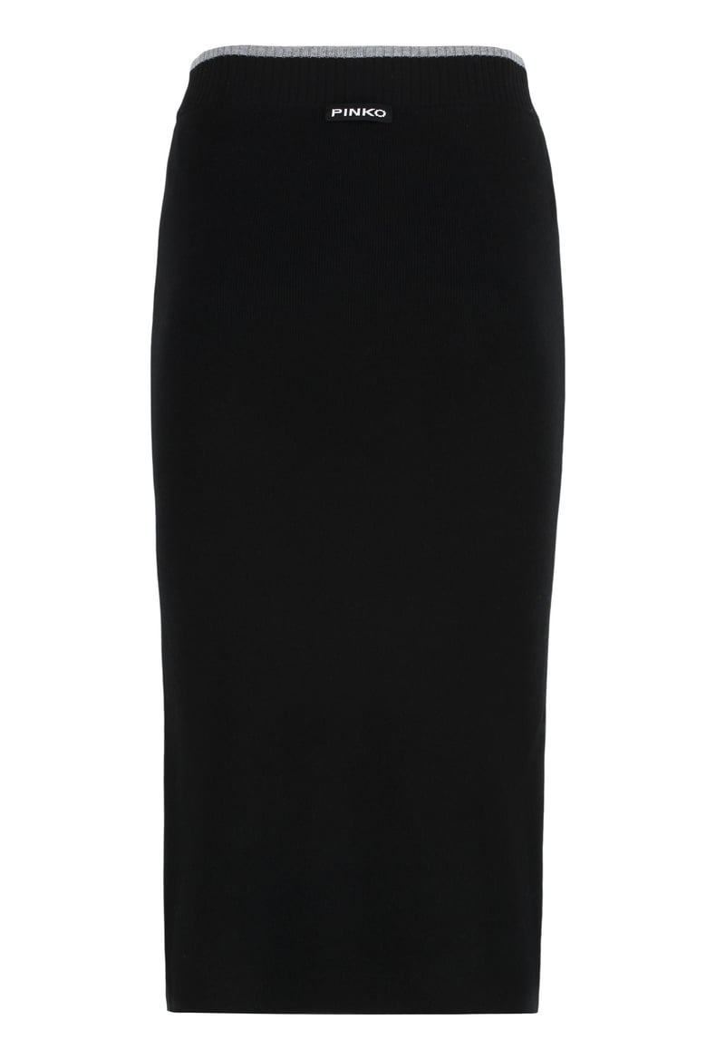 nuova guinea ribbed knit skirt by Selfnex