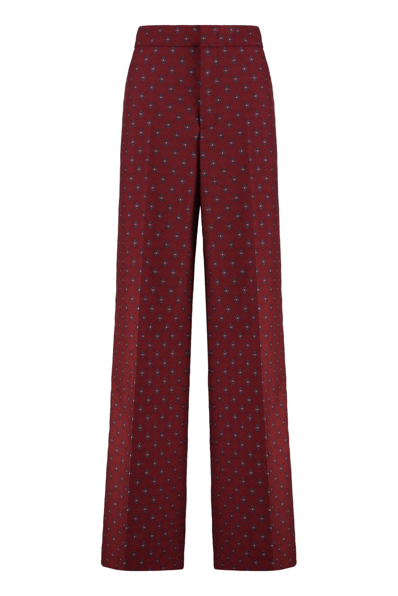 wool blend trousers by Selfnex