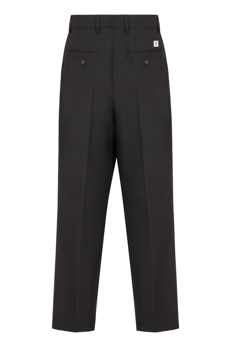 wool blend trousers by Selfnex