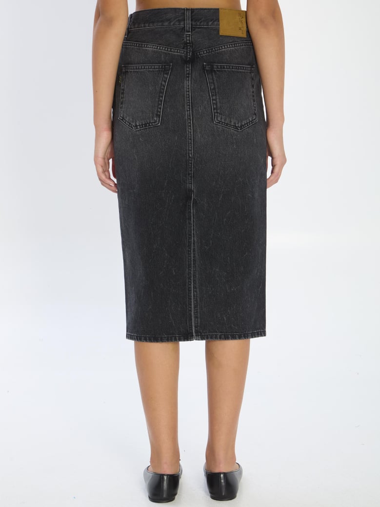 kim authentic denim skirt by Selfnex
