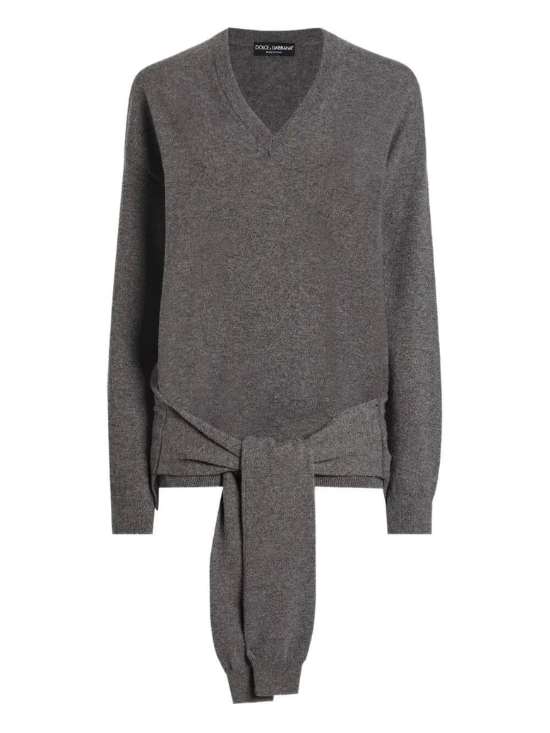 grey cashmere sweater by Selfnex
