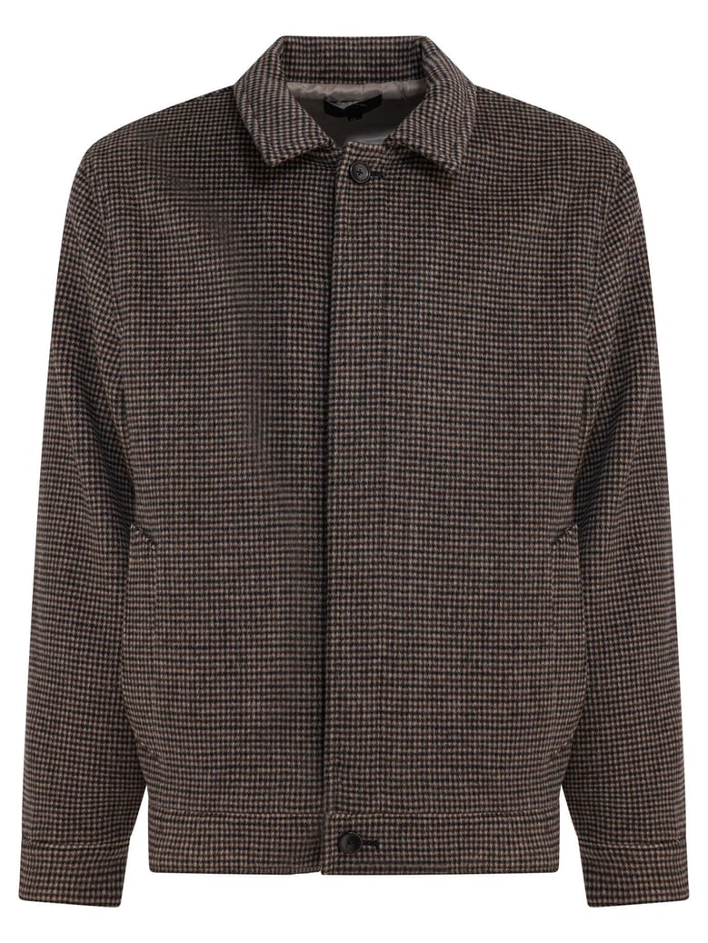 houndstooth overshirt jacket by Selfnex