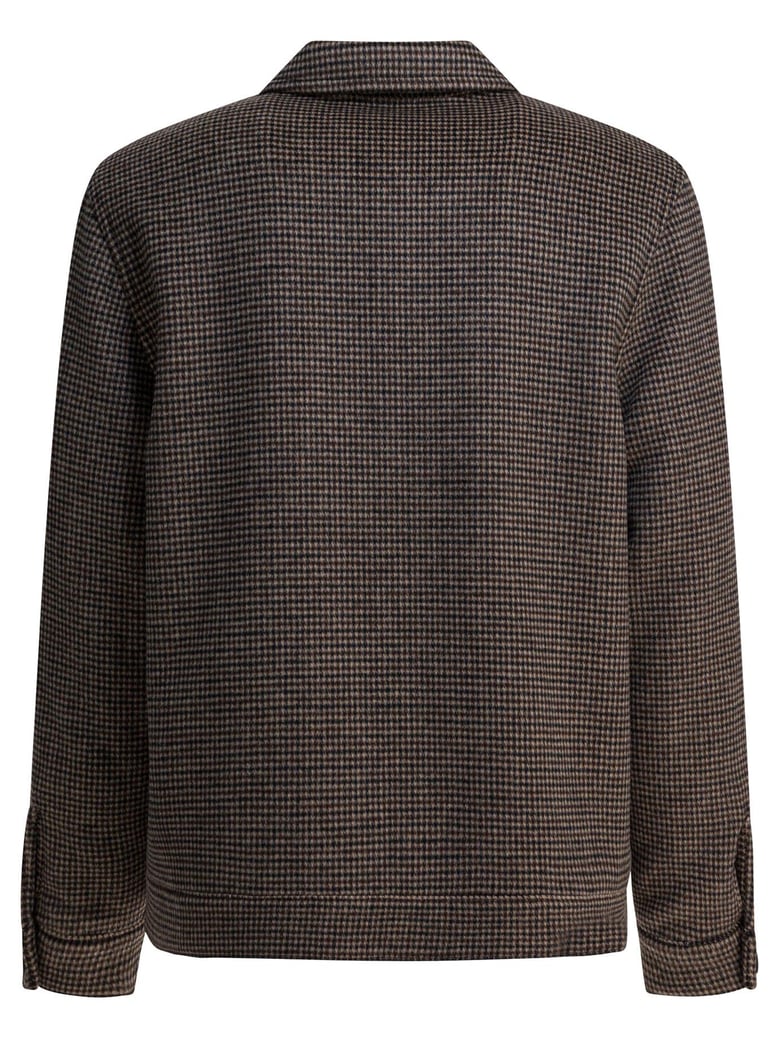 houndstooth overshirt jacket by Selfnex
