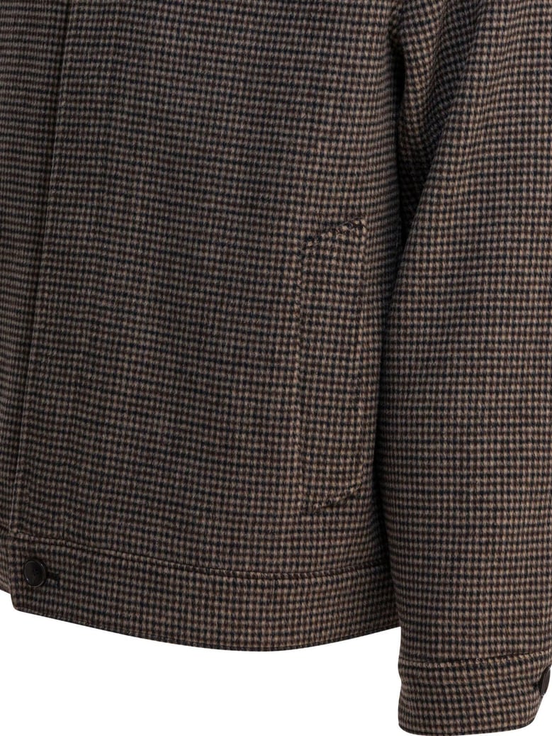 houndstooth overshirt jacket by Selfnex