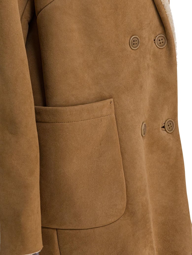 balzer shearling suede leather jacket by Selfnex