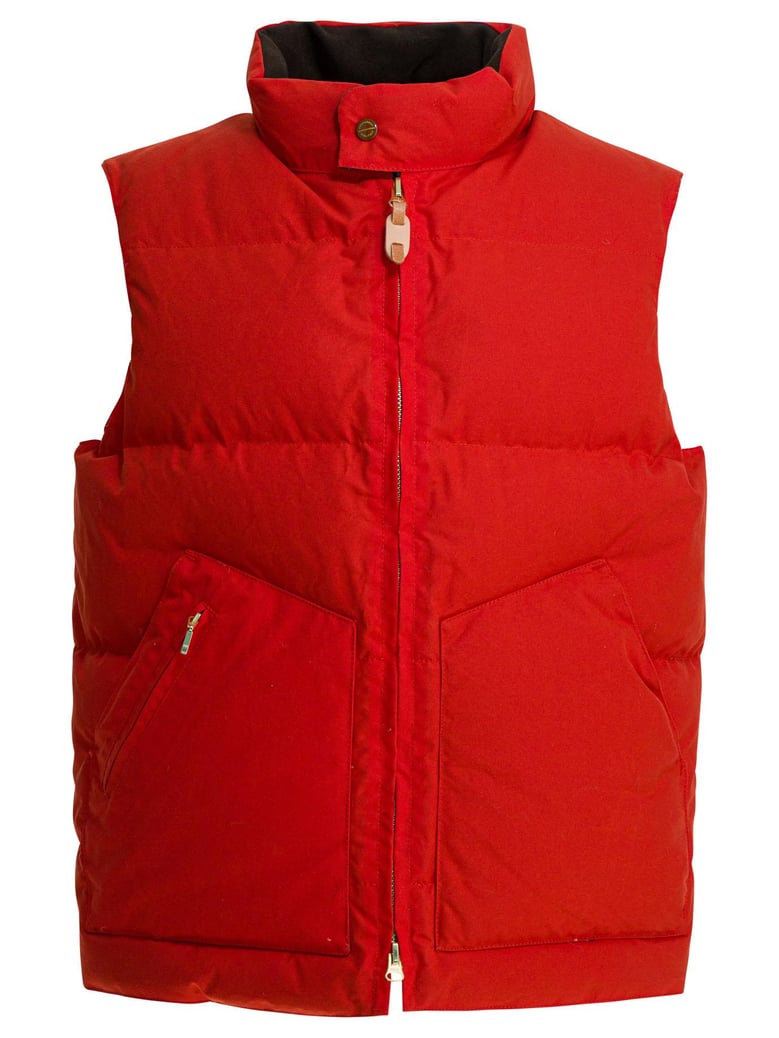 goose down vest vest by Selfnex