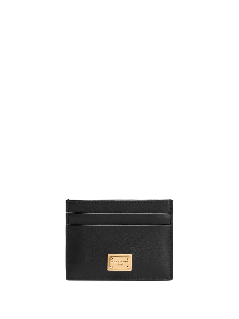 black calfskin card holder by Selfnex