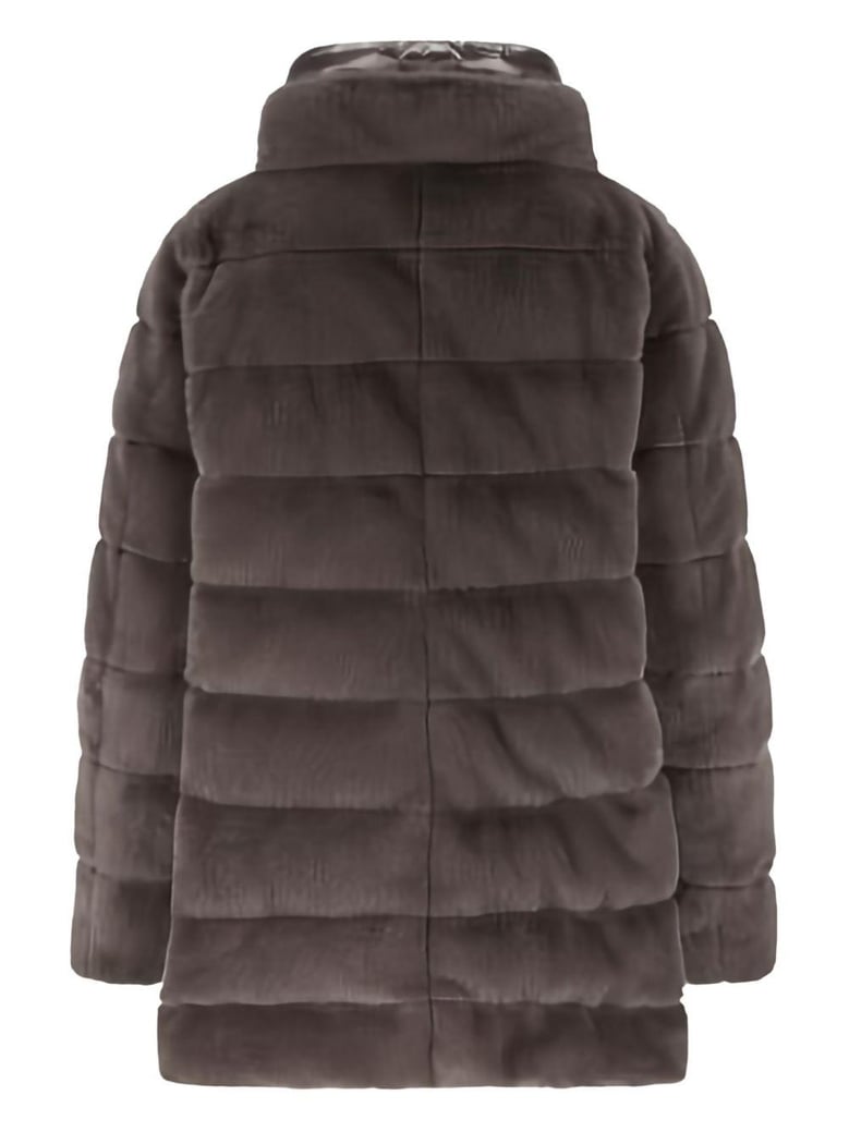 quilted down jacket by Selfnex