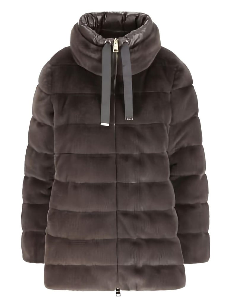 quilted down jacket by Selfnex