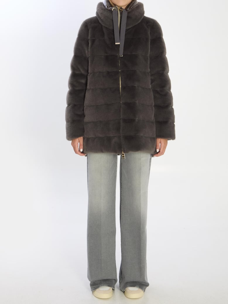 quilted down jacket by Selfnex