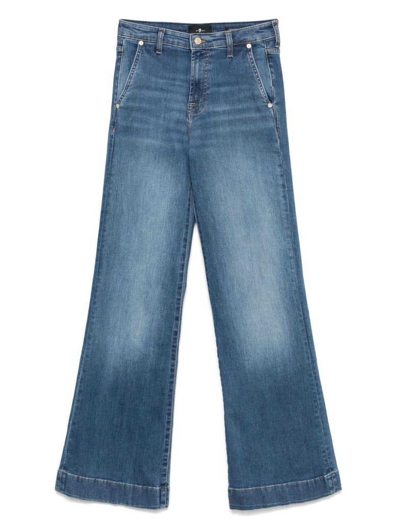 modern dojo - high-waisted flared jeans by Selfnex