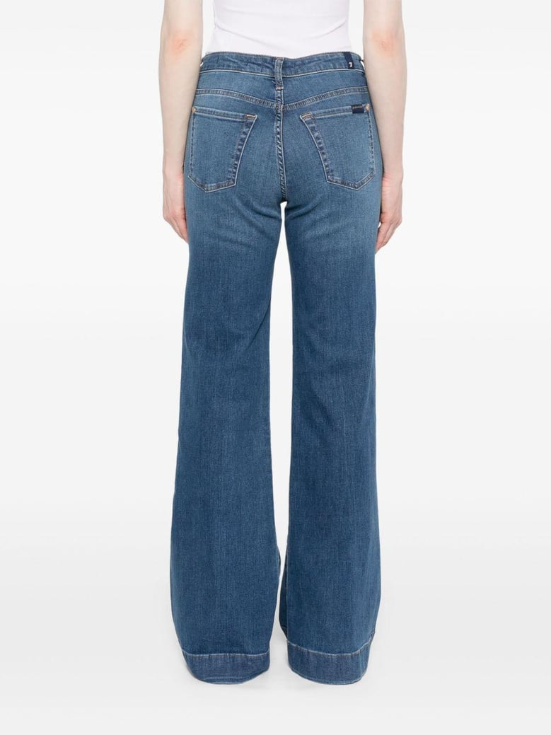 modern dojo - high-waisted flared jeans by Selfnex