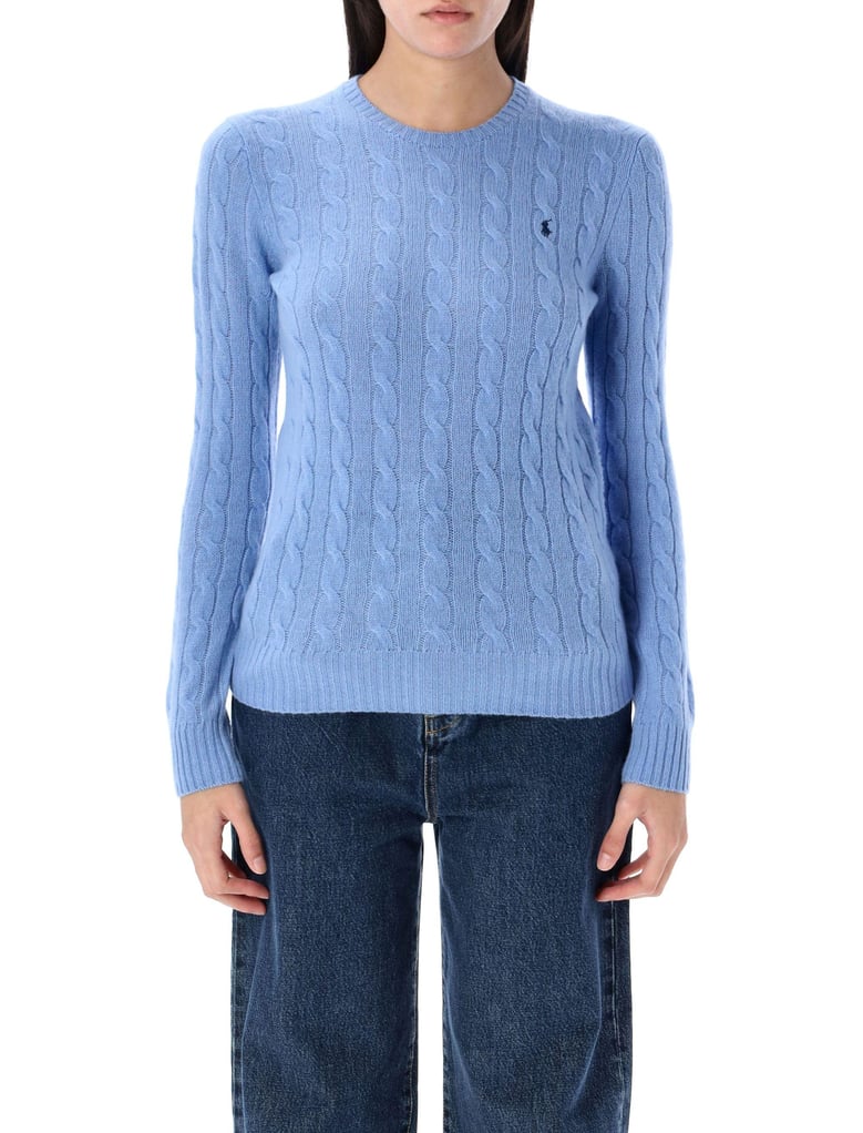 plaited wool and cashmere crew-neck by Selfnex