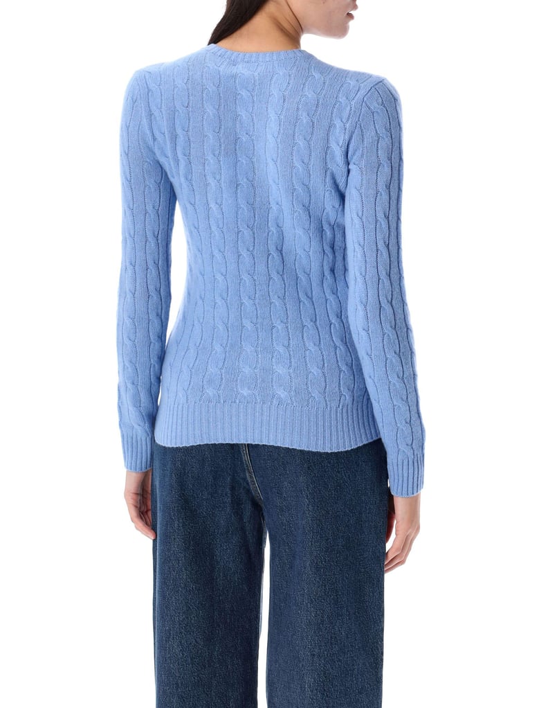 plaited wool and cashmere crew-neck by Selfnex