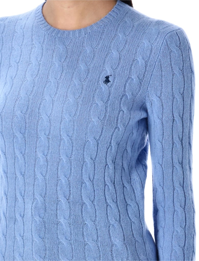 plaited wool and cashmere crew-neck by Selfnex